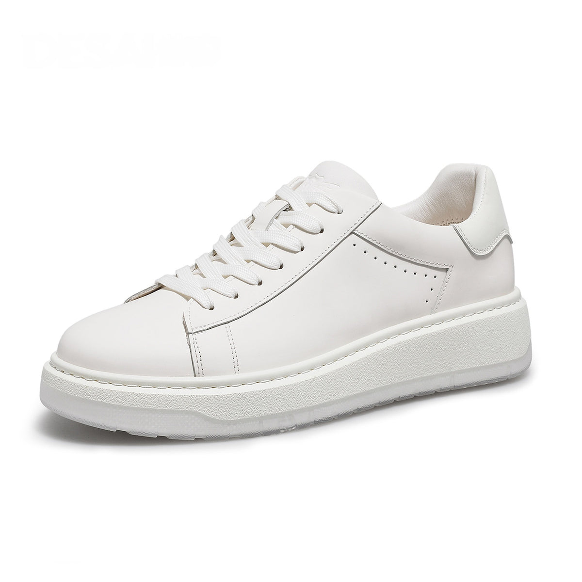 White sneaker on a white background